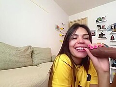 Petite Girl Takes Big Cock....utr