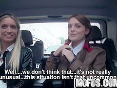 Mofos - Stranded Teens - Dominica Phoenix and Jessi Gold - Schoolgirl Threesome