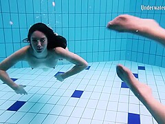 Andrejka And Anetta Underwater Hot Lesbians