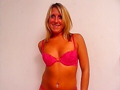 Cute girl fucking on a mattress