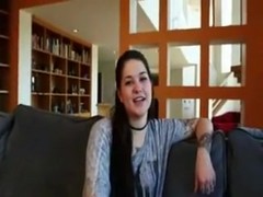 Tattooed dilettante whore Zarrah anal drilled POV