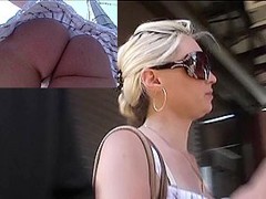 Suberb upskirt episode