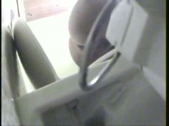 Blonde in bikini was caught on toilet porn without panty