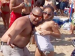 Party Girls Showing Tit And Swapping Spi