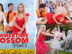Hazel Moore & Blake Blossom & Em Indica & Elias Cash & Max Fills in Summertime Blossom Part 2: How t