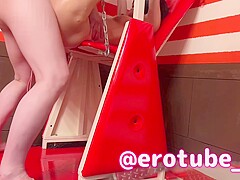 Why? ! Shocking Video The Buttocks Again... I Put The Rotor Into Both The Pussy And The Anus, And It