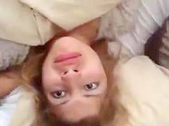 Amateur Couple Plays In Bed  Tit Shot   Making Out