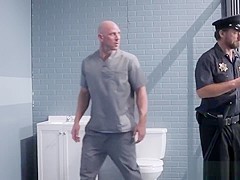Johnny Sins gives Lily Lane her daily dose of sex in prison