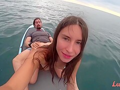 Daniel And Pelagie Stand-up Paddle Fucking