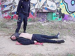 Teen Couple Trampling P1