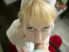 Kinky Blonde MILF Nurse Jamie Foster Sucks My Cock During My Medical Exam!