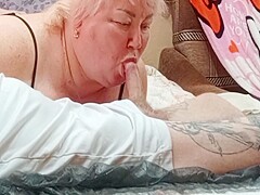 Girlfriend Fingering And Giving Blowjob With Cum In Her Mouth