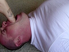 MISS LACE FOOT GAGGING AND FUN