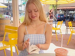 Kylie Shay - Blonde With Bubble Butt Beautiful Newcomer Pov Boob Play
