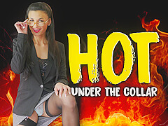 Hot under the collar starring Rosalina Rosa