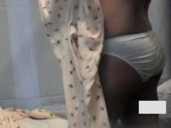 Spy cam records masturbation of the girl before night
