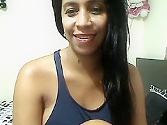 Sensational Catalina Cruz masturbates on webcam