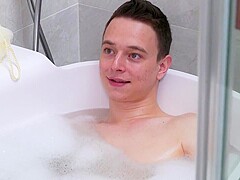 bathing with stepmom that stepson will never forget